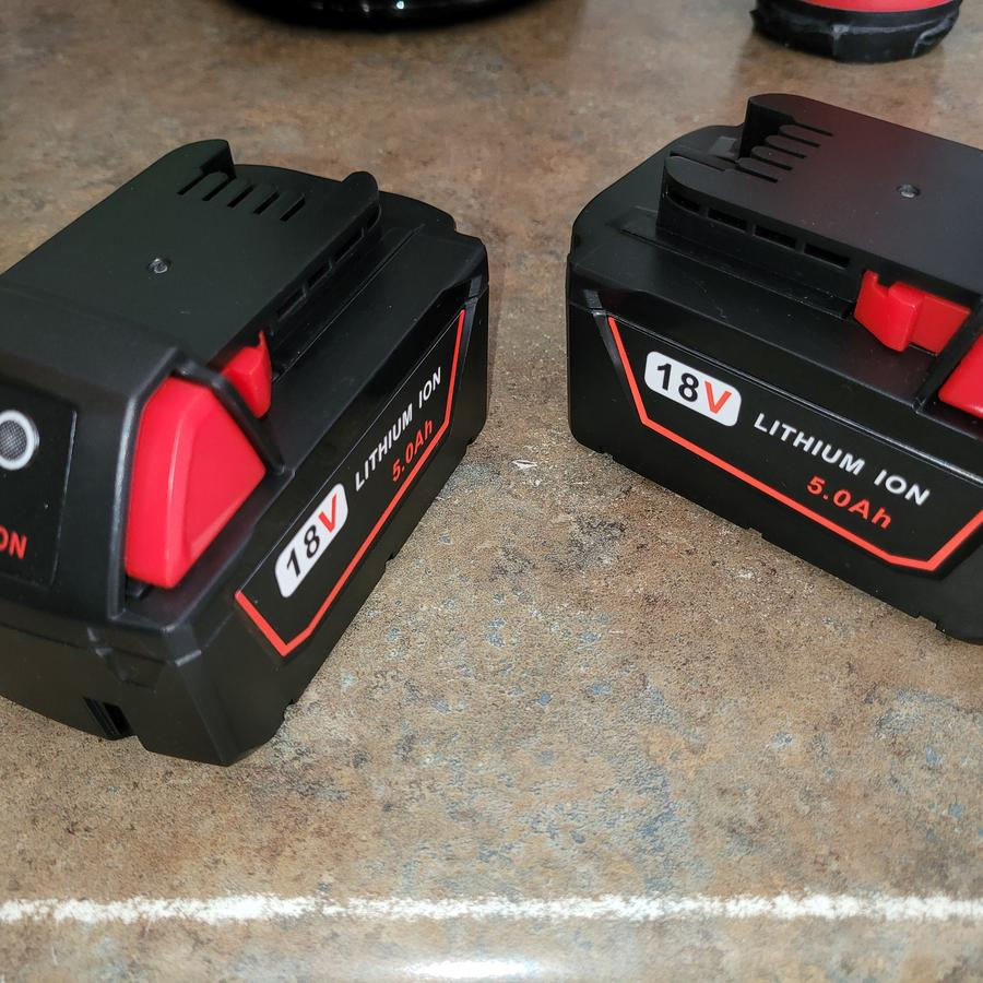 18V Lithium Ion 5.0Ah Battery Pack Pair