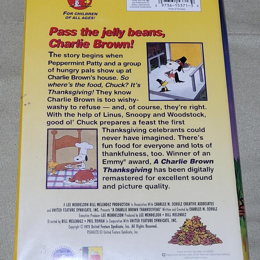 A Charlie Brown Thanksgiving alt 2