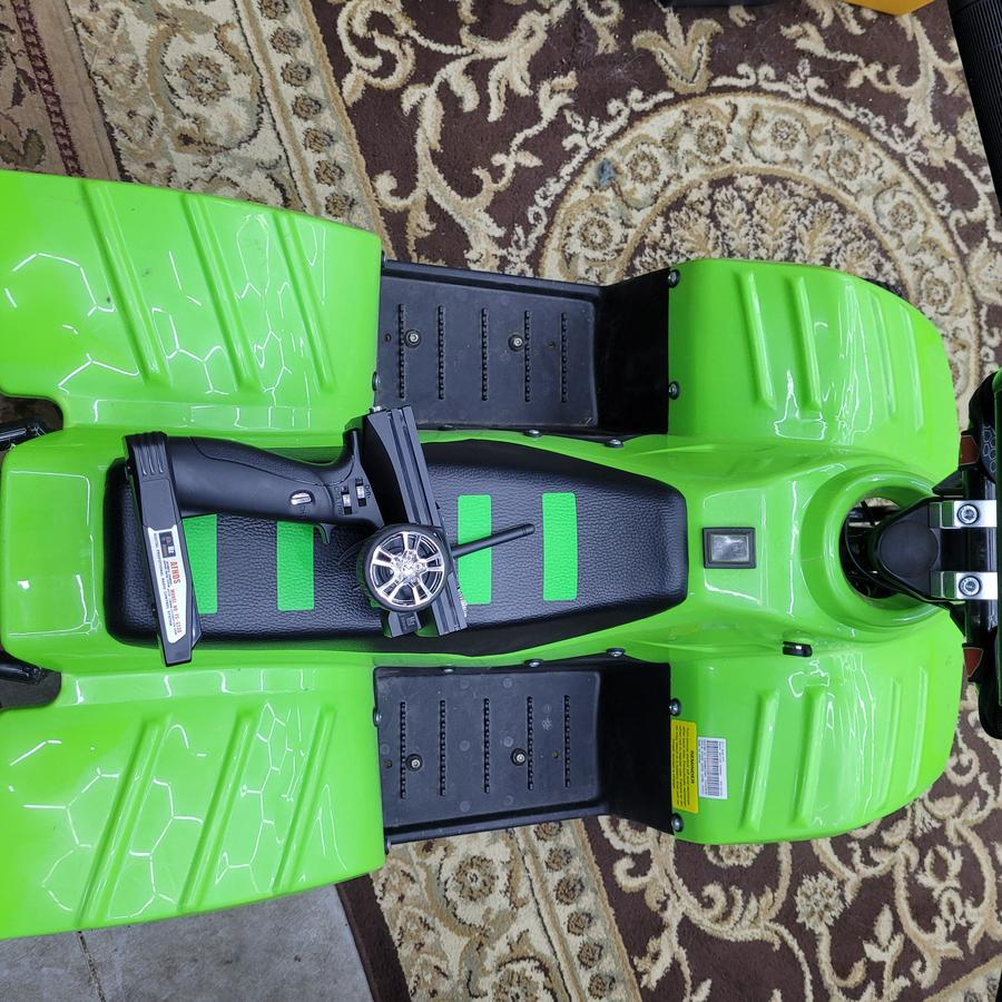 Green Remote Control Ride-On ATV alt 2
