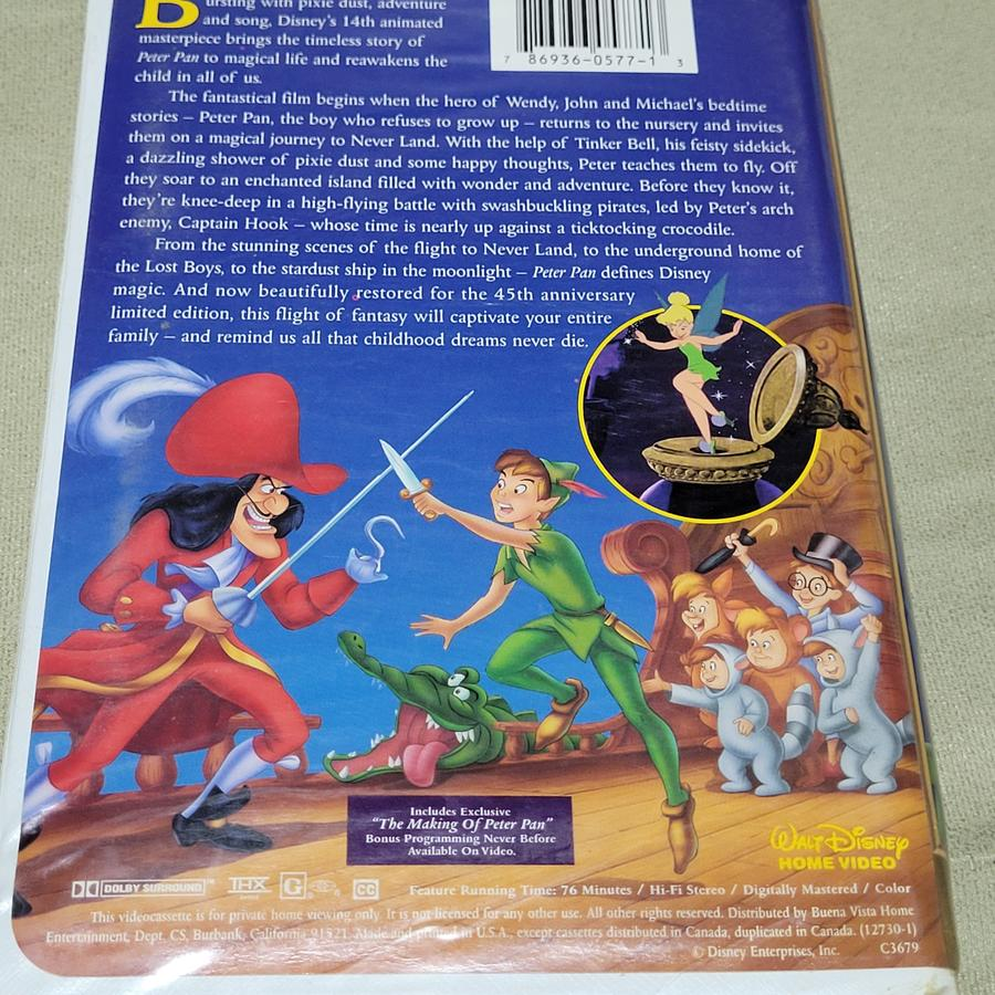 Walt Disney's Peter Pan - 45th Anniversary Edition alt 2