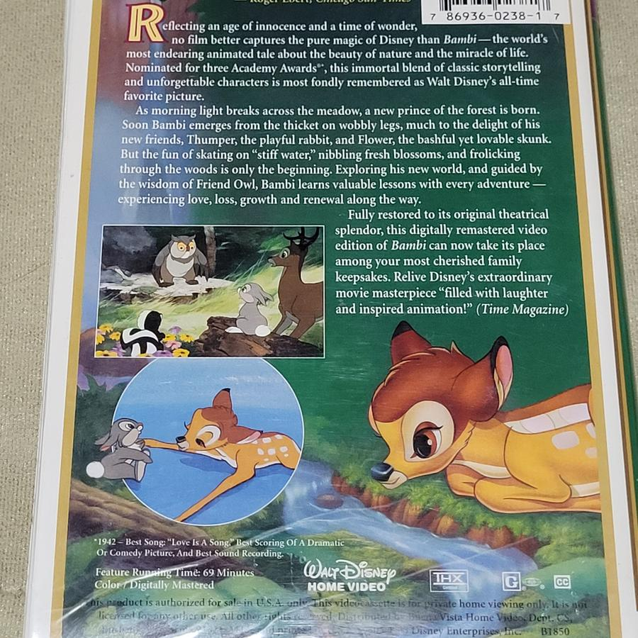 Walt Disney's Masterpiece Bambi alt 2
